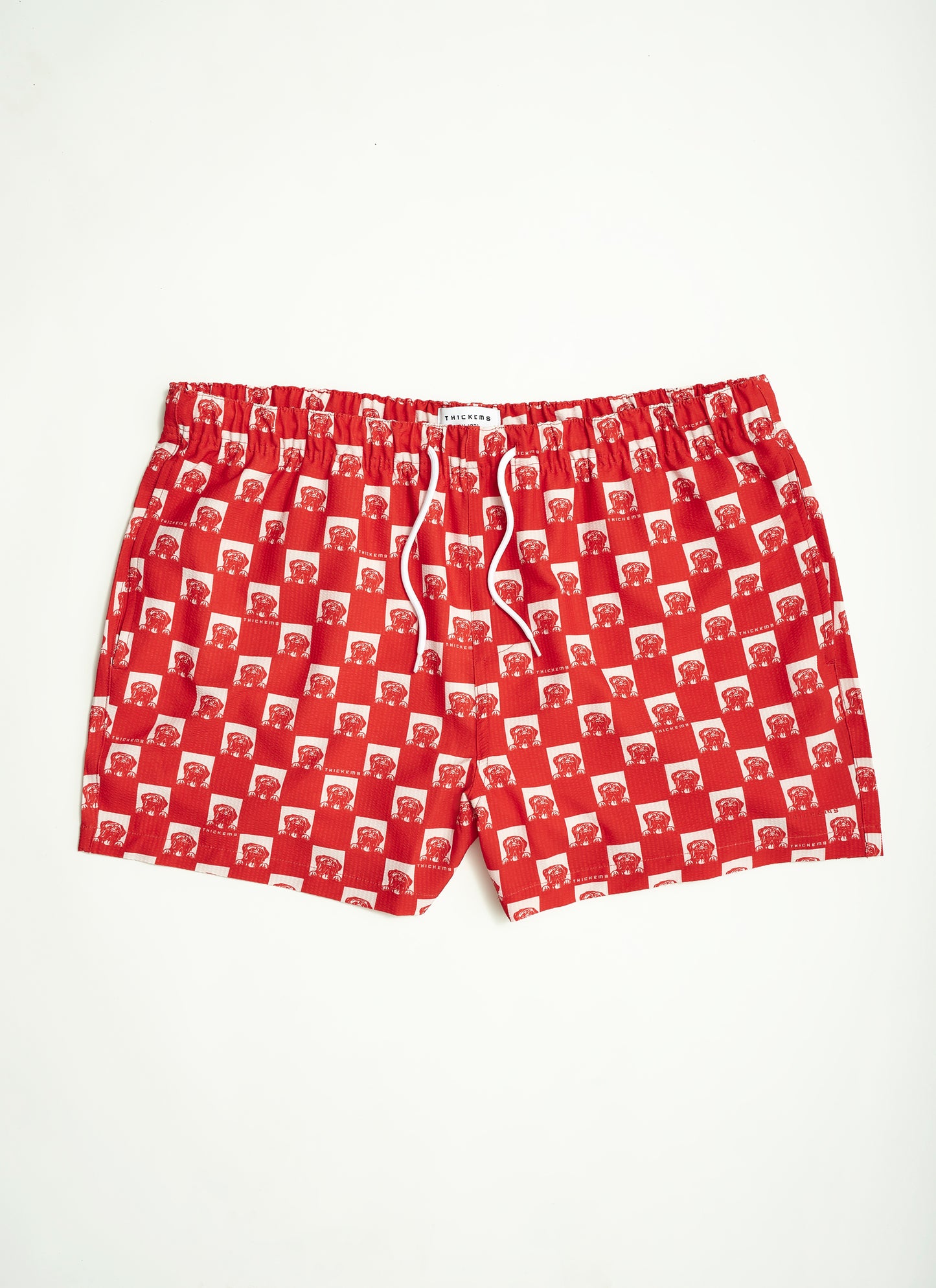 Men’s Checkered Seersucker Volley Swim Trunk