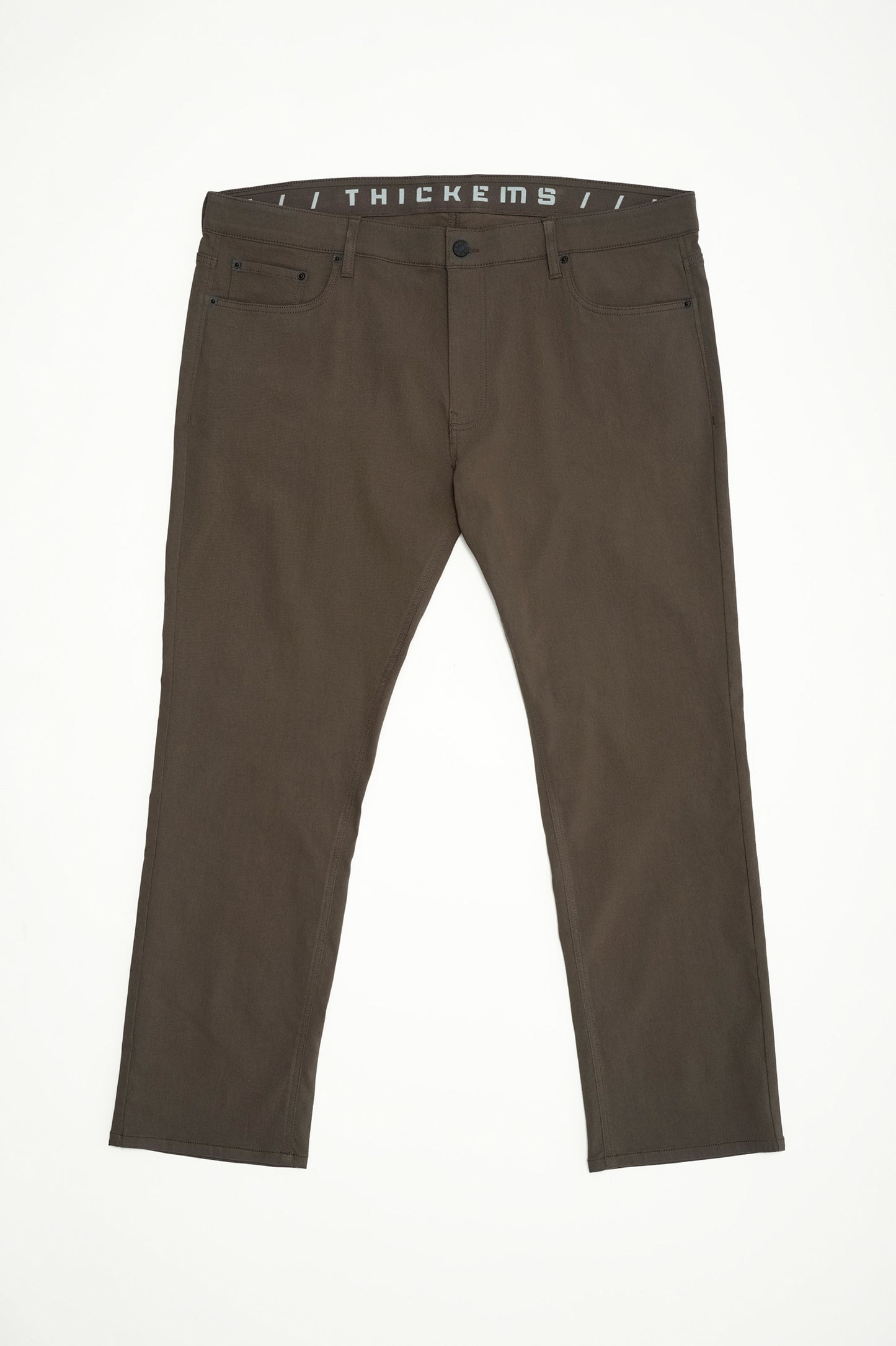 Pantalon uni 5 poches pour homme